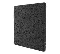 DECHOUS Piedra Volcánica para Barbacoa Coreana 20x20x1,5 Cm, Roca para Cocinar Natural Gris, Plancha Resistente al Calor para Carne y Pizza, Piedra Calefactora para Picnic al Aire Libre