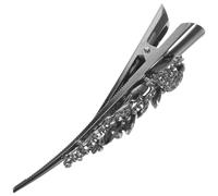 DECHOUS Pinza Cabello Mujer Cristales Vintage, Clip Grande Estilo Cocodrilo, Ligera y Cómoda para Cabello Liso en Fiestas y Carnavales
