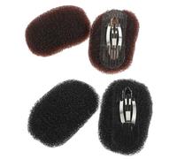 DECHOUS Pinzas para Cabello Mujer 4piezas Almohadillas Acolchadas de Nylon y Acero Manganeso, Cómodas para Peinados Diarios y Uso Laboral
