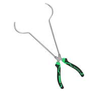 DECHOUS Pinzas para Crisol de Metal Resistentes a Altas Temperaturas Herramienta de Fundición para Joyería Agarre Firme Alicates Largos de Acero para Fundición de Cobre y Cerámica en