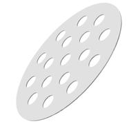 DECHOUS Placa Calefactora Redonda de Hierro Fundido para Parrilla de Carbón 145 MM Repuesto Resistente para Barbacoa Camping y Picnics al Aire Libre Pieza Única para Mayor Control y