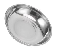 DECHOUS Platillo de Balanza de Acero Inoxidable 25 CM para Báscula de Plataforma, Bandeja de Pesaje Reutilizable para Uso en Cocina y Comercio, Accesorio Duradero