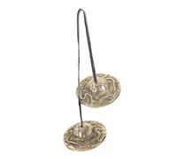 DECHOUS Platillos De Campana Vintage Para Mano Instrumento De Percusión Campana De Platillos Para Meditación y Yoga