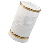 DECHOUS Porta Cubiertos de Cerámica para Cocina, Organizador para Palillos y Cubiertos, Tubo de Almacenamiento, Escurridor para Encimera Moderna