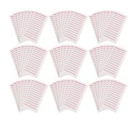DECHOUS Recambios para Control Presupuesto Estructura para Organizador de 6 Anillos, Papel Rosa, Soporte de Gastos y Planificación Financiera, Paquete de 10 Libros para Uso Personal