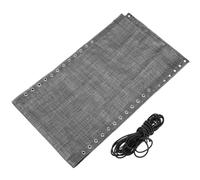 DECHOUS Reemplazo de Tela Transpirable para Silla Plegable de Exterior, Paño Resistente Negro Gris, Kit para Reparación de Silla de Playa y Tumbona, Compatible para Uso en Jardín