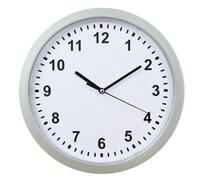 DECHOUS Reloj de Pared Plateado Caja Joyero de Almacenamiento Material ABS Resistente sin Pilas Adecuado para Hogar Oficina y Sala de Estar Diseño Moderno Compartimento Secreto para