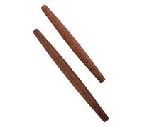 DECHOUS Rodillos de Cocina de Madera Marrón para Hornear y Prensar Masa, 2 Piezas, Herramienta Manual Pequeña Adecuado para Reposterías y Tiendas de Pastelería