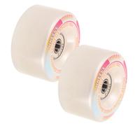 DECHOUS Ruedas Luminosas para Patines de Dos 58 MM de Poliuretano 90A Luces LED Intermitentes y Cambio de Color para Patinaje Exterior Accesorio de Repuesto 2 Piezas