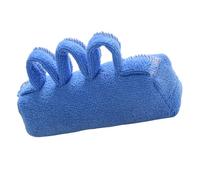 DECHOUS Separador de Dedos Ergonómico de Tejido Azul Reutilizable y Lavable para Rehabilitación y Fisioterapia de Personas Mayores y Pacientes Encamados