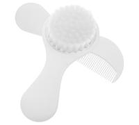 DECHOUS Set de 2 Cepillos y Peines para Ñiño Cerdas Suaves y Masaje Calmante del Cuero Cabelludo, Material Plástico, Ideales para Recién Nacidos y Eliminación de Costra Láctea