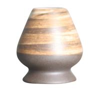 DECHOUS Soporte de Cerámica para Batidor de Bambú Matcha Soporte Estable para Chasen Accesorio Tradicional Japonés para Ceremonia del Té Base Blanca Minimalista para Uso en Hogar y