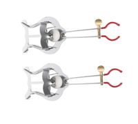 DECHOUS Soporte Portátil para Partituras de Trompeta y Clarinete Clip Metálico Pequeño para Bandas de Marcha Pinza Ajustable Resistente al Viento 2 Unidades