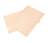 DECHOUS Tablero de Dibujo de Madera Maciza A3 30x45 Cm 4 Mm de Grosor, Superficie Lisa para Grabado y Manualidades, 2 Piezas para Artistas y Bricolaje Profesional