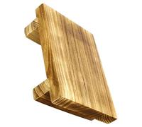 DECHOUS Taburete de Madera Khaki para Dormitorio y Baño, Reposapiés Cómodo y Resistente Diseño Simple para Uso Interior y Exterior