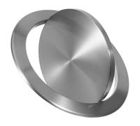 DECHOUS Tapa Abatible para Cubo de Basura Empotrada sobre Encimera Acero Inoxidable Diámetro Interior 248 MM Apertura Sencilla Tapa Integrada para Cocina Baño y Oficina