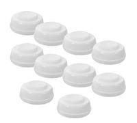 DECHOUS Tapas de Biberón de Boca Ancha 5 CM 10 Piezas Tapa de Rosca Sello Hermético de Plástico Repuesto para Biberones Adecuado para Leche y Agua en Alimentación Infantil