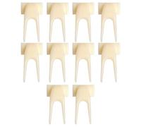 DECHOUS Tenedor de Fruta para Pájaros 20 Piezas Pequeño Accesorio para Comedero de Loros y Hámsters Porta Frutas Multifuncional para Jaulas de Mascotas Adecuado para Alimentación