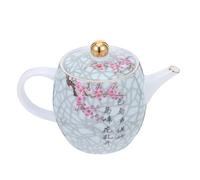 DECHOUS Tetera para Beber Té de Cerámica Esmaltada Resistente al Calor Frío Diseño Delicado y Portátil Color Aleatorio