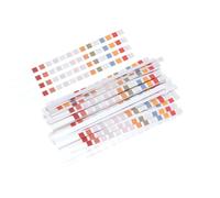 DECHOUS Tiras Reactivas para Piscina 50 Piezas Papel de Prueba para Medir Ph Dureza y Alcalinidad del Agua con Frasco Sellado Portátil Test Rápido para Calidad de Agua en Spa y