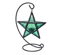 DECHOUS Velas Soporte para Difusor De Aromas Titular De La Luz Té Linterna Decorativa De Mesa Linterna De Estrella Colgante Marroquí Candelabro De Cera Planta Lámpara De Hierro Forjado