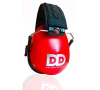 DECIBEL DEFENSE Orejeras de seguridad profesionales de 37 dB NRR - La protección auditiva más alta y cómoda para disparos y uso industrial - Protección auditiva profesional (rojo seguridad)