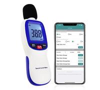 Decibel Metro, Bluetooth-Activado Digital Sonido Nivel Metro Portátil SPL Metro 30~130dBA Rango Retención de Datos MAX/MIN con LCD Mostrar Iluminar desde el fondo para Hogar Escuela y Lugar de Trabajo