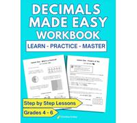 Decimals Made Easy: A 5th Grade Decimal Workbook for Kids | Place Value, Rounding & Decimal Operations Practice