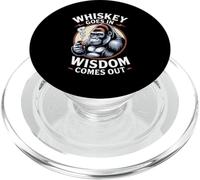 Decir Divertido Que el Whisky va en la sabiduría Sale Mujeres Hombres PopSockets PopGrip para MagSafe