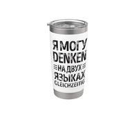 Decir En Ruso Para Rusos De Rusia Para Rusos Vaso térmico de acero inoxidable de doble pared