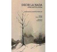 decir la nada (una antología)