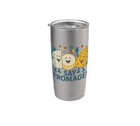 Decir queso francés Fromage Vaso térmico de acero inoxidable de doble pared