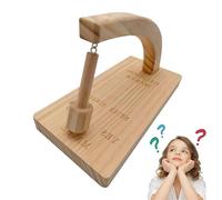 Decision Maker - Tablero de mensajes de 7,83 pulgadas, tablero colgante creativo antideslizante para planificación, magnético de madera para tomar decisiones | Tomador de decisiones magnético