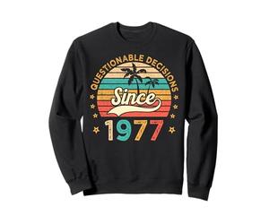 Decisiones cuestionables Desde 1977 Vintage Classic Sunset Sudadera