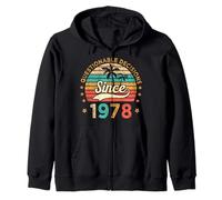 Decisiones cuestionables Desde 1978 Vintage Classic Sunset Sudadera con Capucha