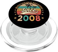 Decisiones cuestionables Desde 2008 Vintage Classic Sunset PopSockets PopGrip para MagSafe