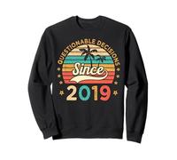 Decisiones cuestionables Desde 2019 Vintage Classic Sunset Sudadera