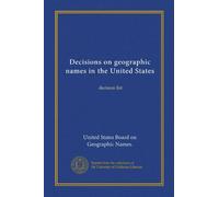 Decisions on geographic names in the United States (no.8201-8303): decision list