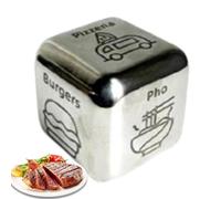 Decisor de dados Alimentos, dados Alimentos para Parejas | Juegos de dados Qué para La cena Dados de decisión en Pareja - Él, Su Cita, idea de Comida Romántica, dados, tomador de alimentos para