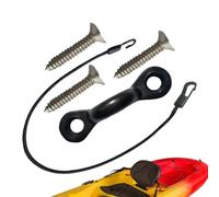 Deck Bindungschleife, Kajak Deck Rigging Kit - Binden Sie die Deckschleife Gummischnur und Schrauben ab,Kano-Hardware für Campingzubehör Bewegung, Fitness und Outdoor -Enthusiasten