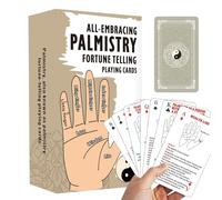 Deck of Cards, Oracle Deck, All Inclusive Palmistry Fortune-Telling Set, Fun Spiritual Guidance Game, Mystical Insight Tool for Beginners and Home Use, Multicolor, 4,72 pulgadas