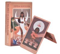 Deck Oracle Tarot - 4.72 pulgadas compacta Continato para una visión espiritual, diseño útil portátil con función de orientación, cartulina mítica para meditación, astrología, uso de adivinaci