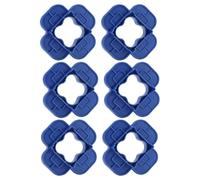 Deck Spacers, 6-Piece Set with 4 Thickness Options, Precision Alignment Tool for Decking Boards, Garage, Balcony, Basement, Lawn, Backyard, Farm