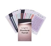 Deck Tarot Cards, Divination Board Game, 78 Cards Oracle Tool with Premium Build, 3.93x3.93 Spiritual with Smart Design, Smooth Fortune Reading Aid, Essential Companion Entertainment B