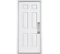 Deck the Door Decor Placa de empuje para puerta, montaje adhesivo 3M, varios tamaños y acabados (níquel satinado, 4 x 16) (paquete de 4)