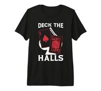 Deck The Halls Ace Blackjack Gambling Blackjack clásico Camiseta Premium