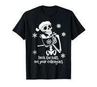 Deck The Halls Not Your Colleagues Funny Coworker Christmas Camiseta