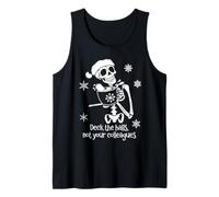 Deck The Halls Not Your Colleagues Funny Coworker Christmas Camiseta sin Mangas