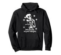 Deck The Halls Not Your Colleagues Funny Coworker Christmas Sudadera con Capucha