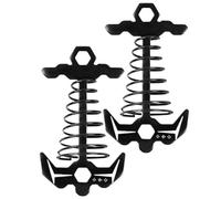 Deck Tie Down Anchors - Windproof Aluminum Outdoor Fishbone Tent Anchors | Stainless Steel Camping Accessory With 0.4cm Plate, Lightweight 19.7g For Picnic Boating Hiking Women Men Teens Adults